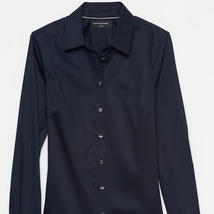 Banana Republic navy blue button down